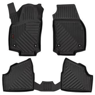 OEM Alfombrillas De Goma 3d Para Coche: Opel Astra H (sed&aacute;n, Hatchback, Familiar, Twintop, Cabrio, Coup&eacute;, 2003-2010) - Borde De 5 Cm