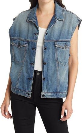 ASKK NY Oversize Denim Vest in Bogart at Nordstrom Rack, Size X-Large