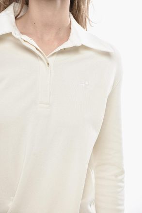 Courr&egrave;ges Polo Dress TWIST in Misto Cotone Hopsack Courreges