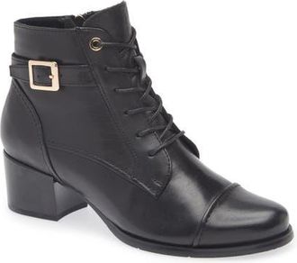 Regarde le ciel Jolene Buckle Bootie in Delice Black at Nordstrom, Size 39
