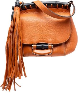 Gucci Pre-owned Gucci Small Leather Bamboo Nouveau Fringe Crossbody Ladies 2VPCDEV4N4BQ9RIT