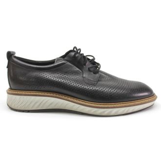 Ecco Ecco ST 1 Hybrid 836804 Leather Mens Shoes - UK 7.5 - US 7-7.5 Men - EU 41 - Black - Size:UK 7.5