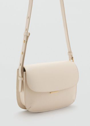 Mango Borsa a tracolla falda bianco sporco - Donna - Taglia unica - MANGO