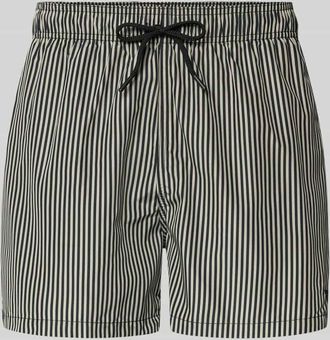 Emporio Armani Badehose mit Tunnelzug in Hellbraun, Gr&ouml;&szlig;e XXL