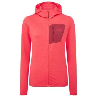 Mountain Equipment Lumiko Hooded Jacket Fleecejacke f&uuml;r Damen | rosa/rot