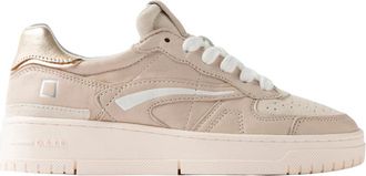 D.A.T.E. Torneo Sneaker - Dames - Sneakers - Beige - 40 EU - Katoen - Schoenen