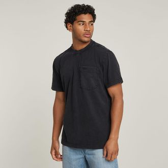 G-Star Washed Pocket T-Shirt - Zwart - Heren