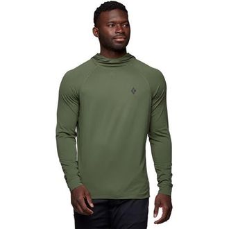 Black Diamond Alpenglow Hooded Shirt - Mens in Tundra at Nordstrom, Size X-Large