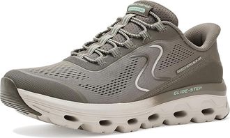 Skechers Glide Step Sole Hands Free Slip-Ins Womens Shoes Brown : 5.5 B - Medium, Textile