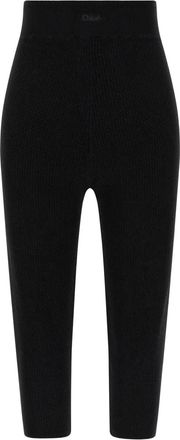 Chlo&eacute; Leggings traforati - Nero