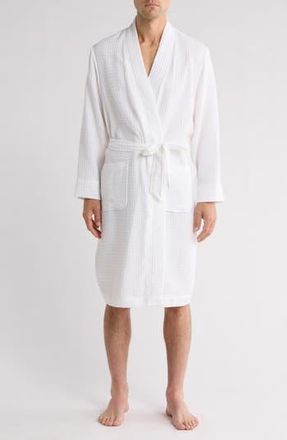 Nordstrom Rack Essential Waffle Robe in White at Nordstrom Rack, Size X-Large/xx-Large