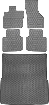 OEM Juego De Alfombrillas De Goma Para Skoda Superb Iv Kombi A Partir De 2024 + Alfombrilla Para El Maletero