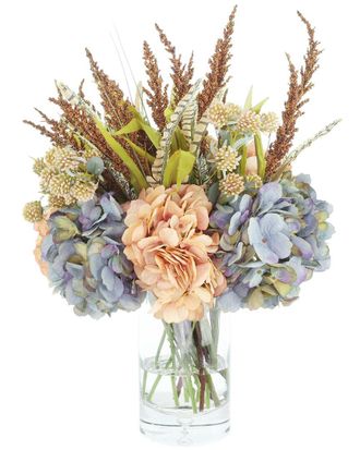 Creative Displays Inc. Handmade Fall Candleholder With Heathers & Dahlias