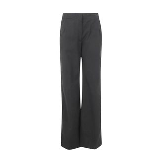 Dries Van Noten Pantaloni Sartoriali a Gamba Larga - - Trousers - Donna - Nero - S