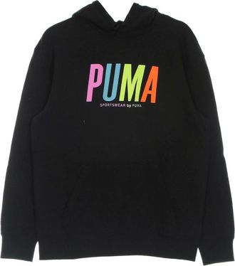 Puma Puma, Fitness, Heren, Zwart, M, Katoen, Lichtgewicht Trainingssweatshirt met Lange Mouwen