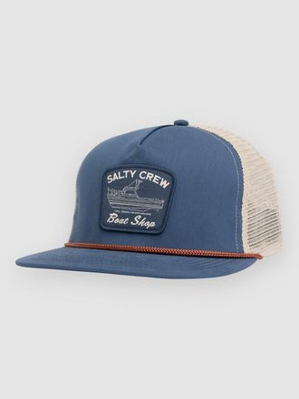 Salty Crew Boat Shop Trucker Cap blau