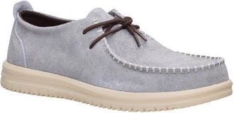 Hey Dude Wally NXT Moc Toe Lace-Up in Grey at Nordstrom, Size 11