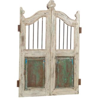 Biscottini International Biscottini - Cancello in legno massello e ferro, da interno e da esterno