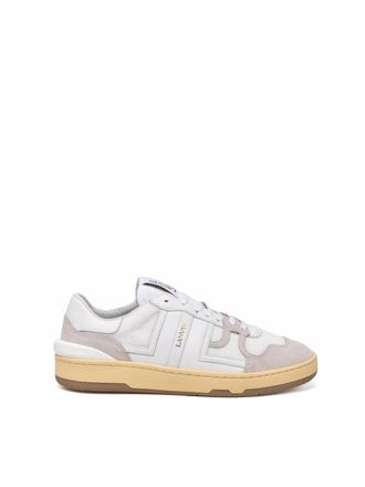 Lanvin White Polyester-Blend Clay Sneakers