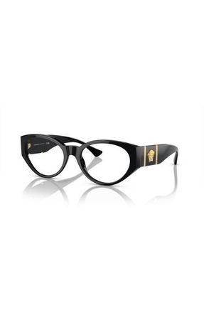 Versace 54mm Oval optical glasses in Black at Nordstrom