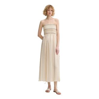 Sessun Gestreepte Maxi Jurk - Dames - Casual kleedjes - Veelkleurig - L - Kleedjes