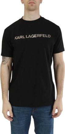 Karl Lagerfeld Hombre, Camisetas, Negro, Talla: M