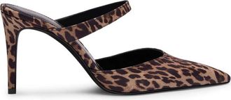 Stuart Weitzman Power Mule 85 - Dames - Muiltjes - Bruin - 38 1/2 EU - Leer - Schoenen