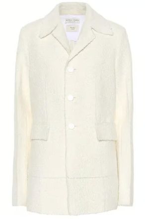 Bottega Veneta Cream Tweed Jacket Size XXS
