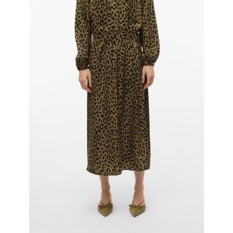 Vero Moda Lange rok met luipaardprint