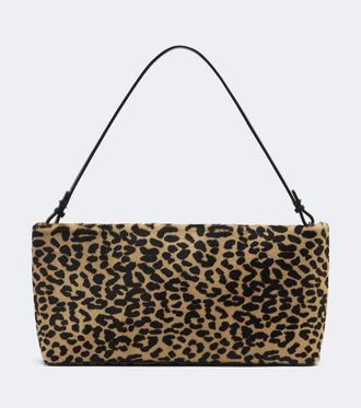 Amanu Studio Mali leopard-print calf hair clutch