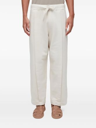 Osklen pleated drawstring trousers - Neutrals