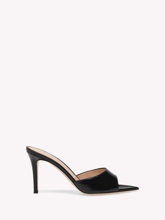 Gianvito Rossi Elle 85 Mule in Black Nappa at Nordstrom, Size 37.5