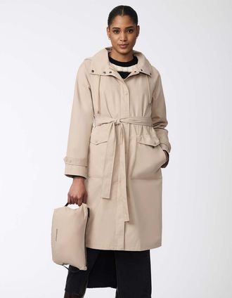 Bernardo HOODED TRENCH COAT