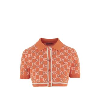 Gucci Patterned Collared Shirt
