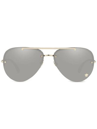 Versace pilot-frame sunglasses - Gold