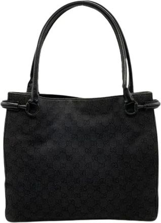 Gucci Pre-owned GG Canvas 101346 Borsa a Spalla - - Pre-owned - Donna - Nero - ONE SIZE