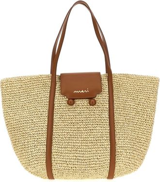 Marni Dames, Tassen, Beige, Maat: ONE Size