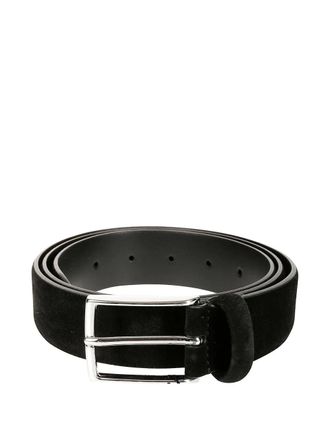 Anderson's suede belt - men - Calf Leather - 105 - Black