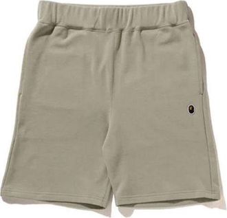 A Bathing Ape Head One Point Sweat Shorts Beige 1J30-153-023-BGE