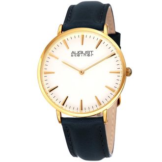 August Steiner Quartz White Dial Ladies Watch AS8247YGBU