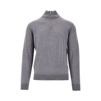 The Pull Merino wool half-zip sweater Man 48