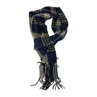 Timberland Quadri Check Scarf - female - Timberland - Winter Scarves - Blue - ONE SIZE - Accessories