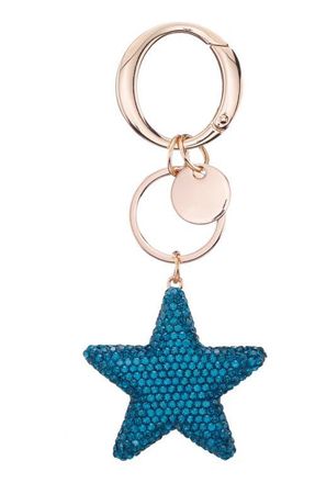 Nina Crystal Embellished Star Bag Charm in Dk Blue at Nordstrom