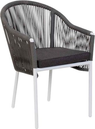Wanderlust Deco Wanderlust Deco - Silla de ratan sintético gris 57x63x84.5