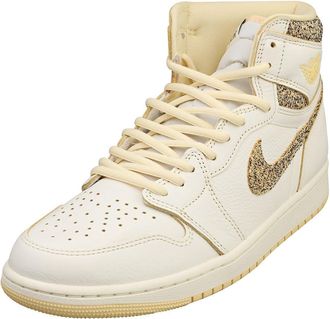 Nike AIR Jordan 1 Retro HI Mens Fashion Trainers in Sail - 10 UK