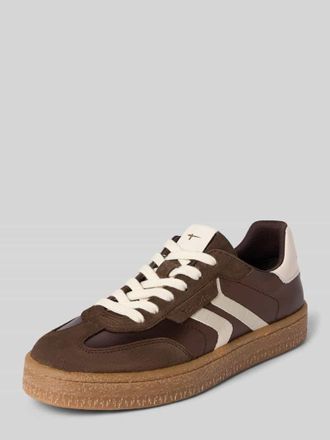 Tamaris Tamaris Sneaker aus echtem Leder in Dunkelbraun, Gr&ouml;&szlig;e 36