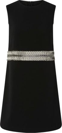 Pinko chain-detail mini dress - Black
