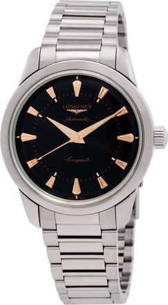 Longines Conquest Heritage Automatic Black Dial Mens Watch L16494526