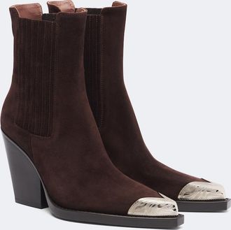 PARIS TEXAS Dallas suede ankle boots