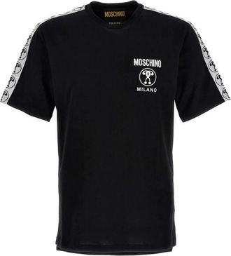 Moschino Zwart Couture T-Shirt Zpj 0708 2041 - Heren - T-shirts - Zwart - S - Katoen - Tops